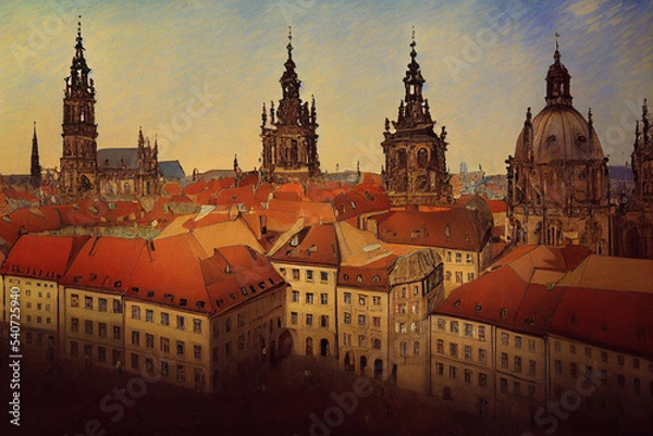 Obraz Gemälde von Dresden