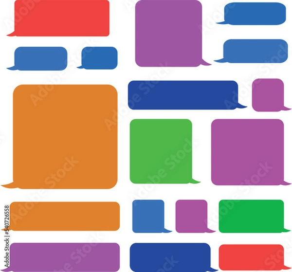 Fototapeta set of buttons