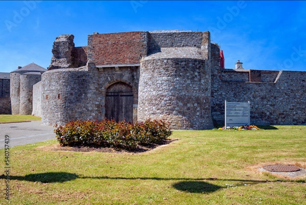 Fototapeta Fortifications of Dungarvan Castle