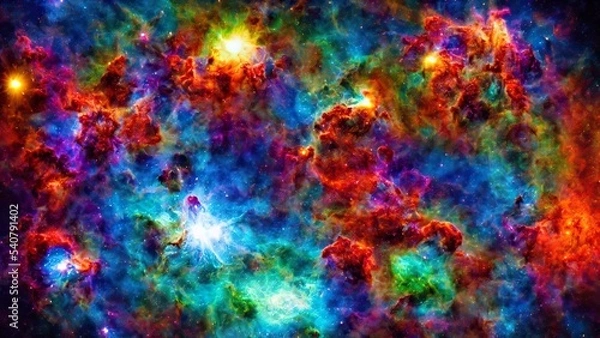 Fototapeta star nebula,  | Ai Generated