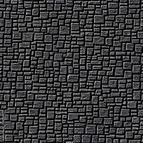 Fototapeta The picture is of a seamless asphalt texture. It looks like a close up of pavement with small rocks and gravel embedded in the tar. The surface is smooth and there are no cracks or potholes.