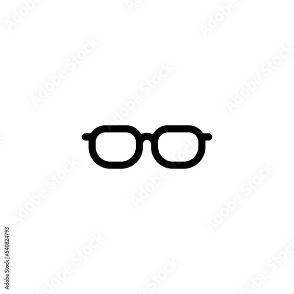 Obraz Glasses icon vector illustration. Glasses sign and symbol