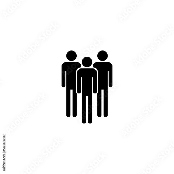 Fototapeta People icon vector illustration. person sign and symbol. User Icon vector