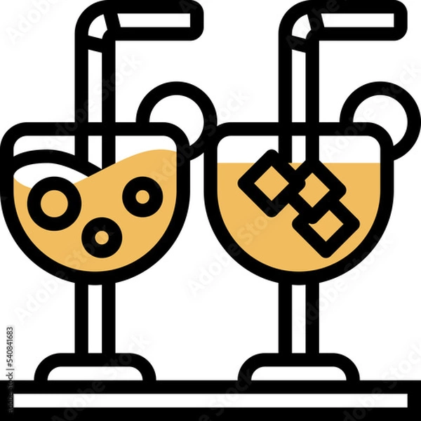 Fototapeta Cocktail icon