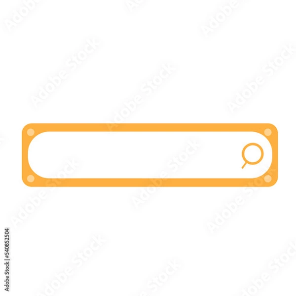 Obraz Search Bar Illustration