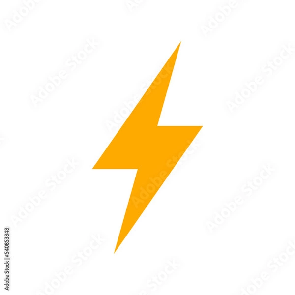 Fototapeta Lightning icon