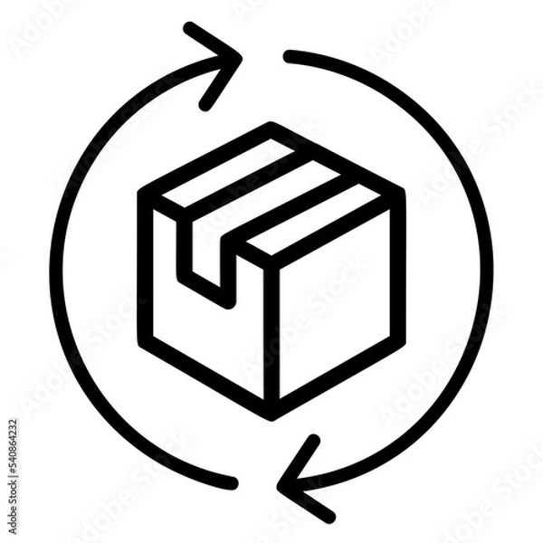 Obraz shipping,logistics,shipment,distribution,return box icon
