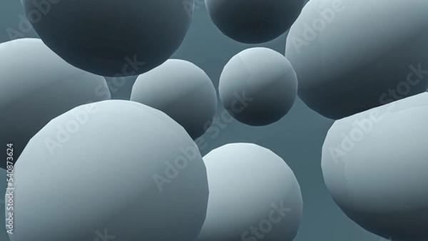 Obraz 3D ball design decorative wallpaper 