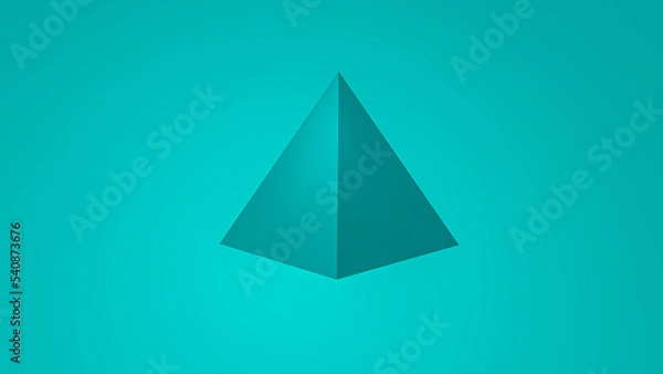 Obraz Green mountain 3d rendered