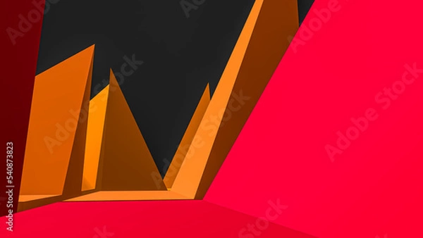 Obraz Abstract illustration background mountain 