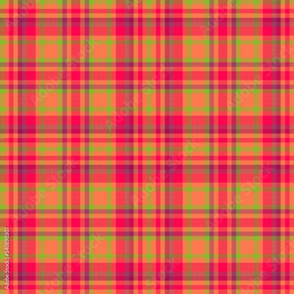 Obraz Decorative tartan plaid tiles pattern illustration