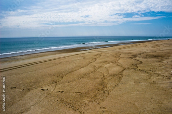 Fototapeta Sand Patterns on a Cape Cod Beach