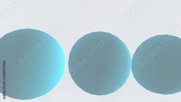 Obraz blue ball design 