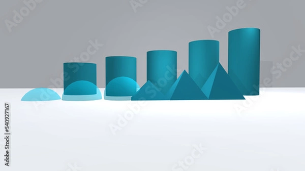 Obraz graph with arrow