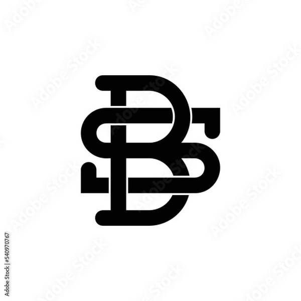 Fototapeta BS Monogram