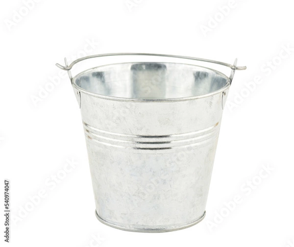 Obraz metal bucket isolated
