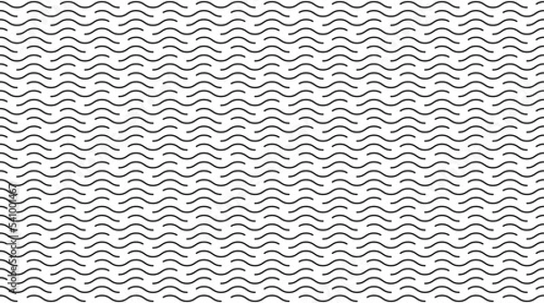 Fototapeta Vector seamless abstract waves pattern.
