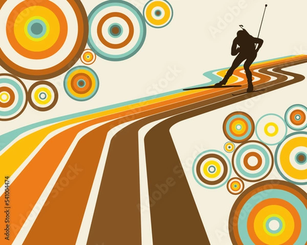 Obraz Biathlon Challenge Banner