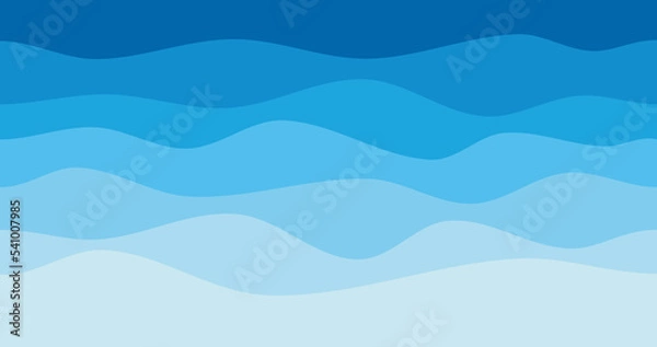 Obraz full screen blue waves wave background