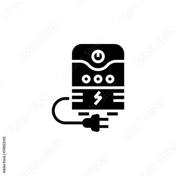 Obraz ups vector icon. computer component icon solid style. perfect use for logo, presentation, website, and more. simple modern icon design glyph style