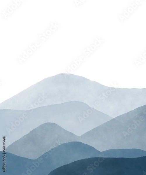 Obraz blue sky and mountains