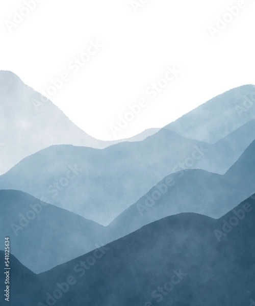 Obraz blue sky and mountains