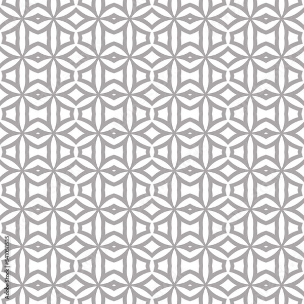 Fototapeta Abstract geometric pattern. A seamless background, vintage texture.	