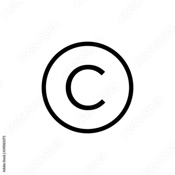 Obraz Copyright Icon Symbol Template