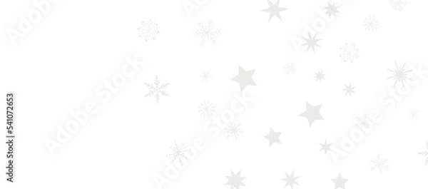 Fototapeta Snowflakes Falling On Snow - Winter Banner