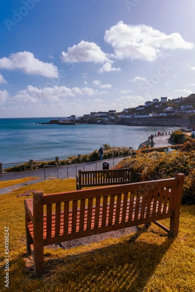 Obraz bench overlooking the sea