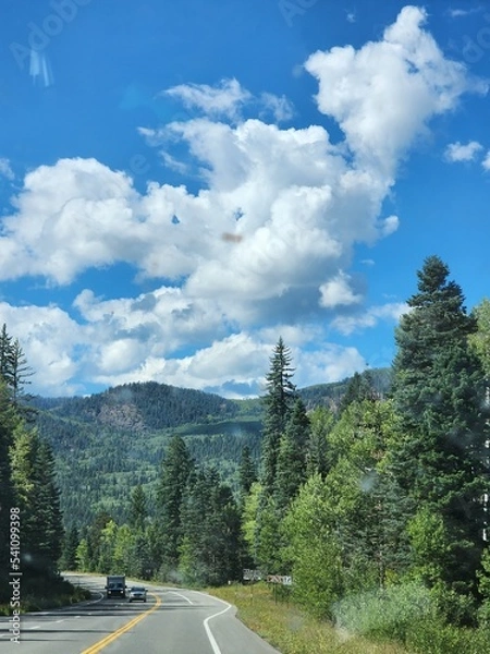 Obraz mountain road in the mountains