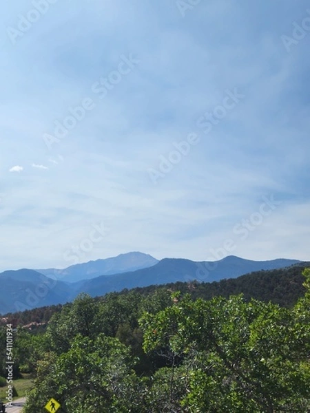 Obraz landscape with clouds