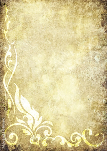 Fototapeta 	
Digital artwork, A4. Nice page for notes. BOS Pages for Book of Shadows, Grimoire. Blank Spell Paper, Printable Junk Journal Pages, DIY Witchcraft Spell Book