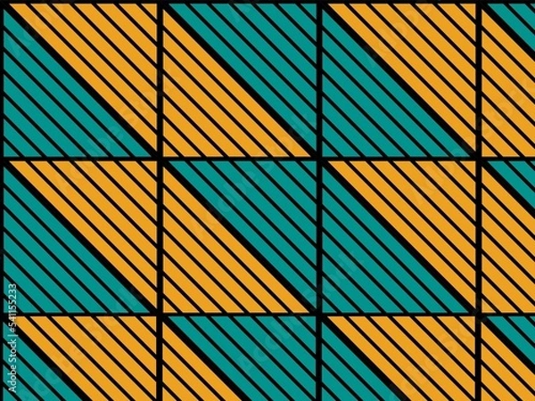 Obraz abstract geometric seamless pattern