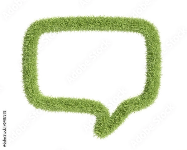 Obraz Rectangle speech bubble frame