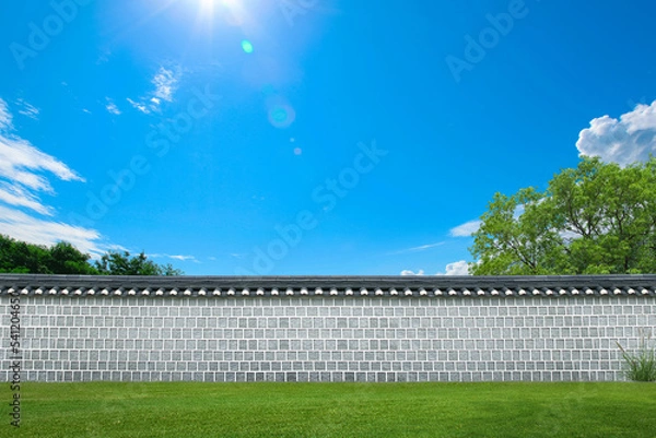 Obraz 하늘과 담장