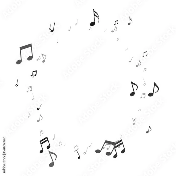 Obraz 音符　枠　円