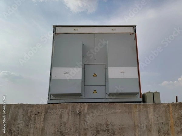 Obraz Inverter Room for solar power conversion from DC to AC