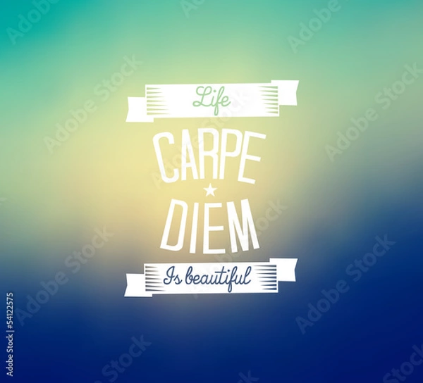 Obraz Carpe diem - blurred background