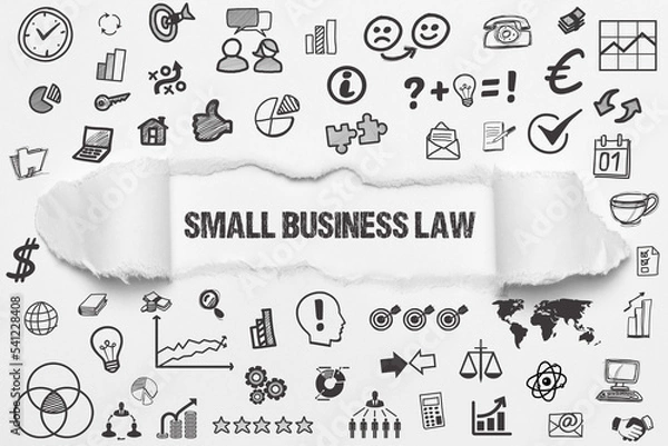 Obraz small business law	