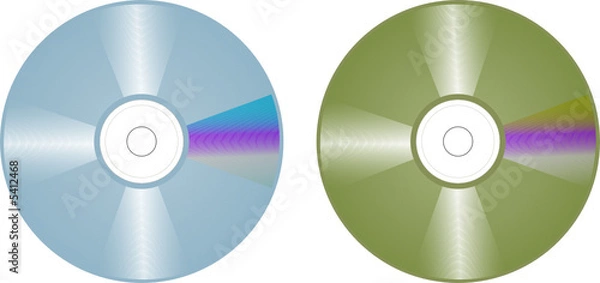 Obraz compact disc vector