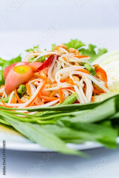 Obraz papaya salad