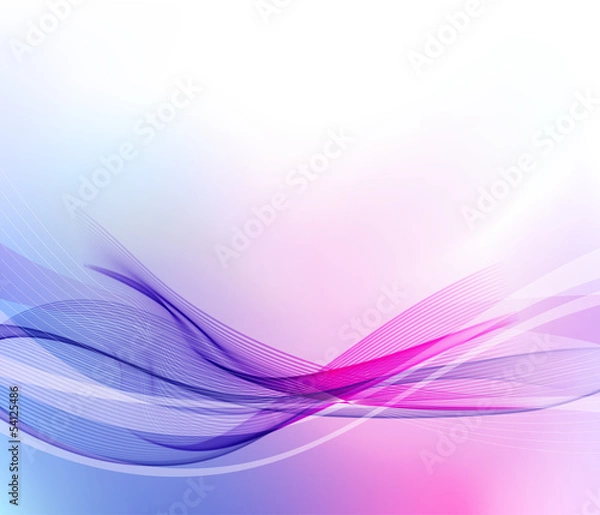 Fototapeta Purple wave abstract background