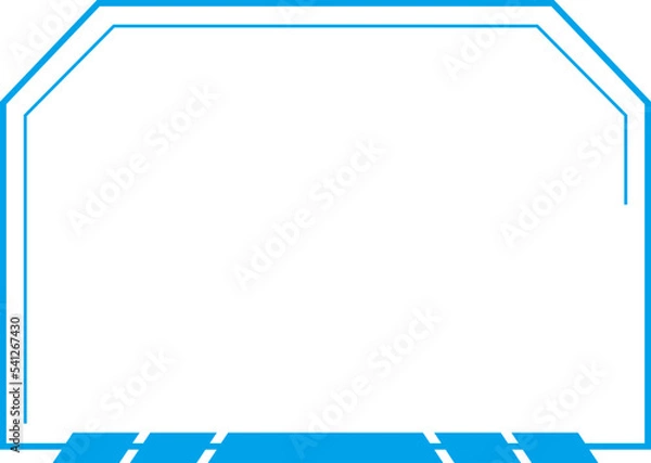 Fototapeta Futuristic Frame Interface