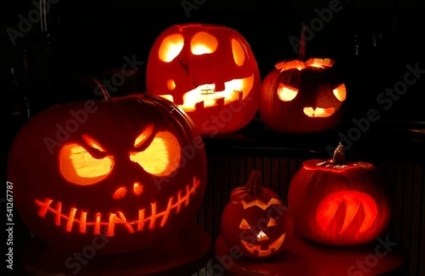 Obraz halloween jack o lantern