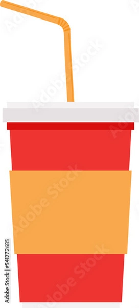 Obraz red paper cup