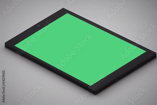 Fototapeta Layout for your smartphone easy screen replacement. Phone layout business presentation. Blank device