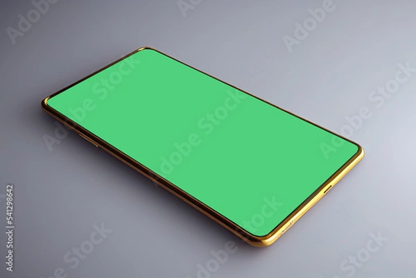 Fototapeta Layout for your smartphone easy screen replacement. Phone layout business presentation. Blank device