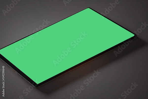 Fototapeta Layout for your smartphone easy screen replacement. Phone layout business presentation. Blank device