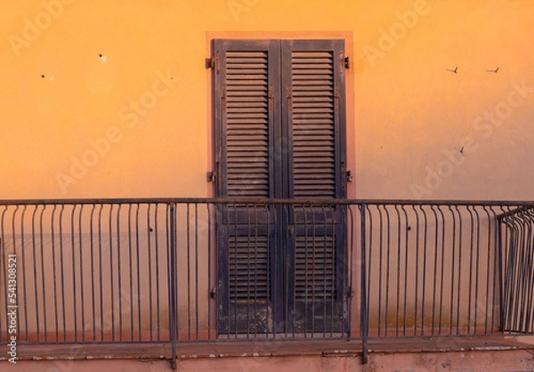 Obraz Balkon in der Abendsonne